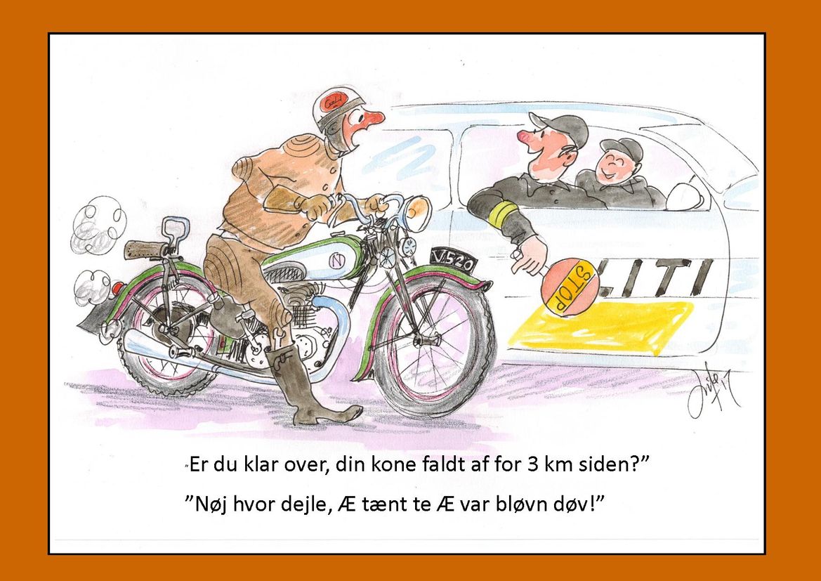 Politi og mototrcykel Life